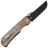 Нож Kansept Reedus blackwash сталь 154CM рукоять Brown Micarta