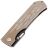 Нож Kansept Reedus blackwash сталь 154CM рукоять Brown Micarta