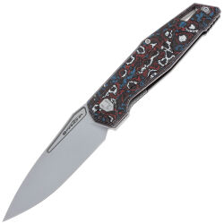Нож Arkona Buran beadblast сталь M390 рукоять Nebula FatCarbon/Titanium