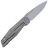 Нож Arkona Buran beadblast сталь M390 рукоять Nebula FatCarbon/Titanium