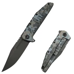 Нож WE Knife Temper dark greywash сталь M390 рукоять Pixel Pattern Titanium (WE25079-3)