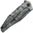 Нож WE Knife Temper dark greywash сталь M390 рукоять Pixel Pattern Titanium (WE25079-3)