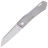 Нож Real Steel Solis Beadblast сталь N690 рукоять Titanium (7061S)
