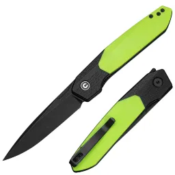 Нож CIVIVI Brr15 Light blackwash сталь Nitro-V рукоять Black/Neon Green G10 (C25063-2)