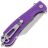 Нож Daggerr Powie DL stonewash сталь 8Cr14MoV рукоять Purple FRN