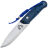 Нож 7 Ножей Йети сталь PGK рукоять Black/Blue Stone Micarta