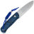 Нож 7 Ножей Йети сталь PGK рукоять Black/Blue Stone Micarta