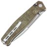 Нож Real Steel Huginn Satin сталь VG-10 рукоять Green/Brown Micarta (7651GM)