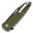 Нож QSP Phoenix Black/Satin сталь D2 рукоять Green G10 (QS108-B)