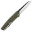 Нож QSP Phoenix Black/Satin сталь D2 рукоять Green G10 (QS108-B)
