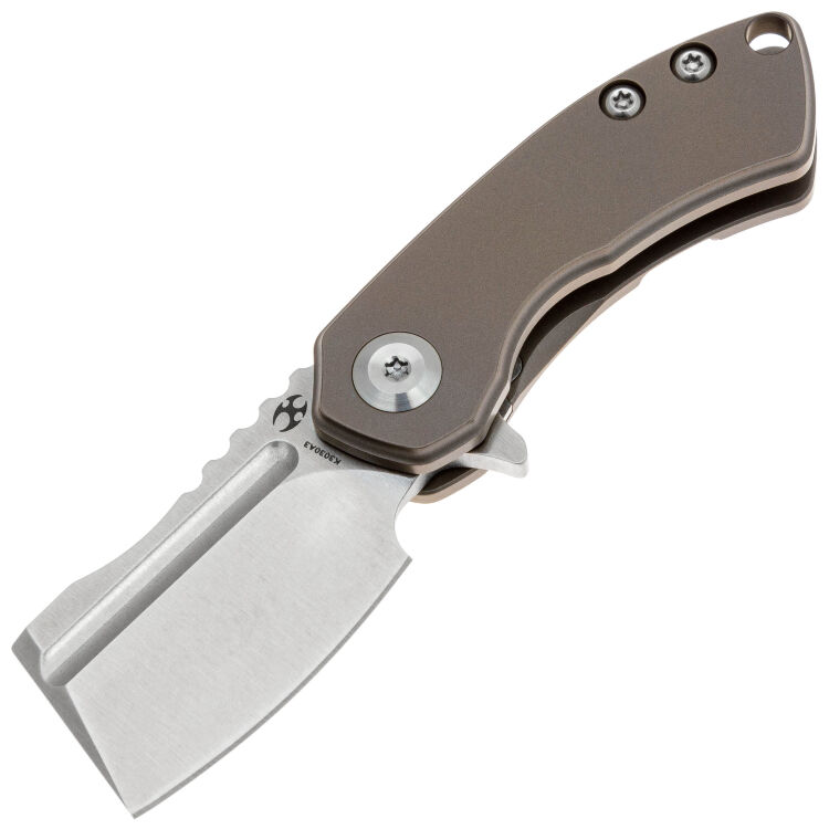Нож Kansept Mini Korvid satin сталь S35VN рукоять Bronze Titanium