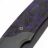 Нож Maxace Goliath 2.0 LE сталь M390 PVD/hand satin рукоять Carbon Fiber Purple Haze