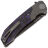 Нож Maxace Goliath 2.0 LE сталь M390 PVD/hand satin рукоять Carbon Fiber Purple Haze