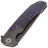 Нож Maxace Goliath 2.0 LE сталь M390 PVD/hand satin рукоять Carbon Fiber Purple Haze