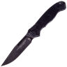 Нож НОКС Офицерский-2М Blackwash сталь AUS-8 рукоять Black G10 (320-589404)