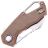 Нож MKM Isonzo Hawkbill сталь M390 рукоять Natural Canvas Micarta (FX03M-1NC)