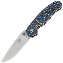 Нож Steelclaw Крыса LE сталь M390 рукоять White/Red CF