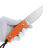 Нож CIVIVI Timberbark satin сталь 14C28N рукоять Orange G10 (C23094-2)