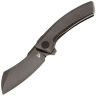 Нож Vanguard Mini Cleaver DLC сталь M390 рукоять Black Titanium