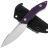 Нож Tenable Luccio stonewash сталь 14C28N рукоять Purple G10
