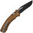 Нож Microtech Amphibian Ram-Lok black сталь M390MK рукоять Tan Fluted Aluminum (137RL-1FLTA)