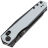 Нож Tenable Beaver blackwash сталь NItro-V рукоять Ivory White/Black G10