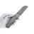 Нож Kunwu Compact CHAD stonewash сталь PM-60 рукоять Diamond Texture Gray Ti