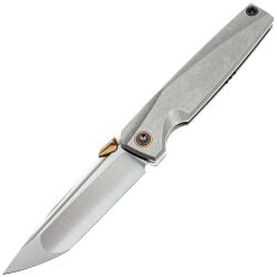 Нож TuoTown Asesino LE сталь M390 рукоять Grey Crystal Ti