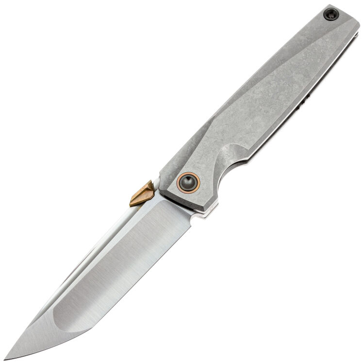Нож TuoTown Asesino LE сталь M390 рукоять Grey Crystal Ti