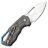 Нож MKM Isonzo Clip Point сталь M390 рукоять Marble Carbon Fiber (FX03M-3CM)