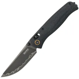 Нож SRM Medal PVD сталь 140Cr Laminated рукоять Black Micarta (255L-MB3) Нож SRM Medal PVD сталь 140Cr Laminated рукоять Black Micarta (255L-MB3)