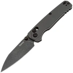 Нож Kershaw Bel Air Reverse tanto blackwash сталь Magnacut рукоять Gray Aluminium (6105GRYBW)