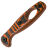 Накладки ESEE для ножа Xancudo Black/Orange G10 с отверстием