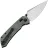 Нож Tenable Fenrir Crossbar Lock stonewash сталь Nitro-V рукоять Green Micarta