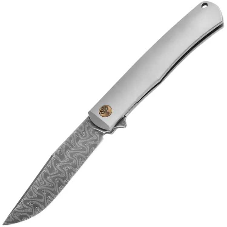 Нож Boker TRPPR Annual Knife 2025 сталь Damascus рукоять Titanium (1132025DAM)