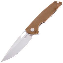 Нож Rike Knife 802G сталь 154CM рукоять Brown G10/Ti