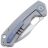 Нож Maxace Meerkat сталь CPM-S90V рукоять Grey/Blue Clip Titanium