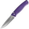 Нож Real Steel Pathfinder Scandi сталь 14C28N рукоять Purple G10 (7851PY)