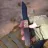 Нож Artisan Cutlery Holm black сталь AR-RPM9 рукоять Rose Gold steel/Ebony Wood
