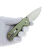 Нож CJRB Mica сталь AR-RPM9 рукоять Green Aluminium (J1934-GN)