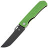 Нож Kansept Reedus blackwash сталь 154CM рукоять Grass Green G10