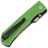 Нож Kansept Reedus blackwash сталь 154CM рукоять Grass Green G10
