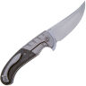 Нож We Knife Curvaceous сталь CPM-20CV рукоять Marble CF/Gray Ti (WE20012-1)