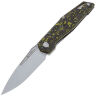 Нож Arkona Buran beadblast сталь M390 рукоять Toxic Storm FatCarbon/Titanium