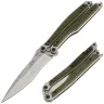 Нож-бабочка НОКС Эльф сталь 7Cr17Mov рукоять Green G10 (204-060401)