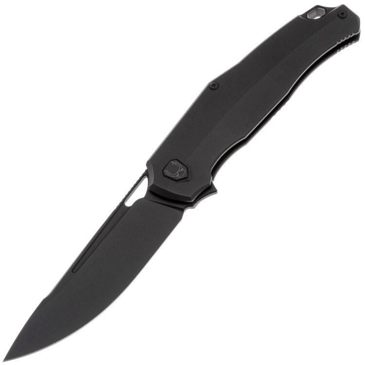 Нож Vanguard Atomic black PVD сталь M390 рукоять Phantom Black Titanium