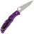 Нож Spyderco Endura 4 сталь VG-10 рукоять Purple FRN (C10FPPR)