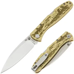 Нож Reptilian Корюшка LE сталь VG-10 рукоять Brass