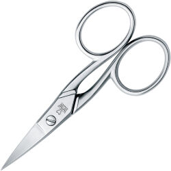 Ножницы маникюрные Due Cigni 90мм сталь stainless steel рукоять steel (2C 82/35)