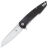 Нож QSP Phoenix Stonewash/Satin сталь D2 рукоять Black G10 (QS108-C1)